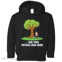 Funny Science Joke Apple Falling On Isaac Newton Physics Fun Toddler Hoodie thumb 0