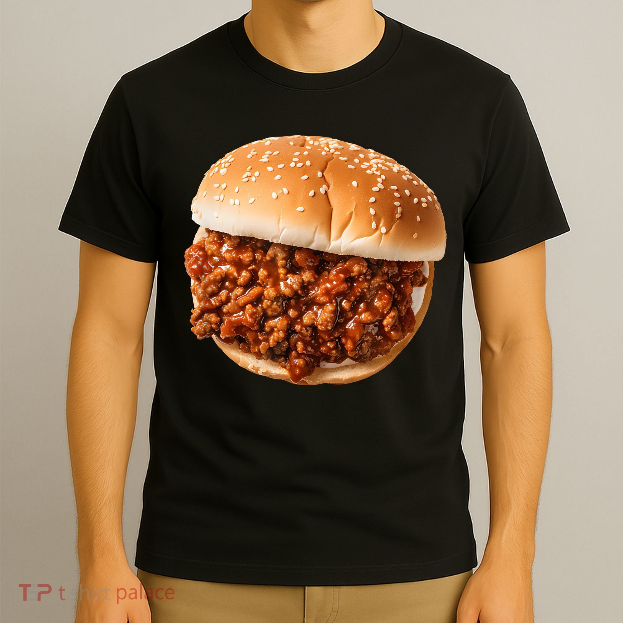 Funny Sloppy Joe Sandwich Lunchlady Food Halloween Costume T-Shirt