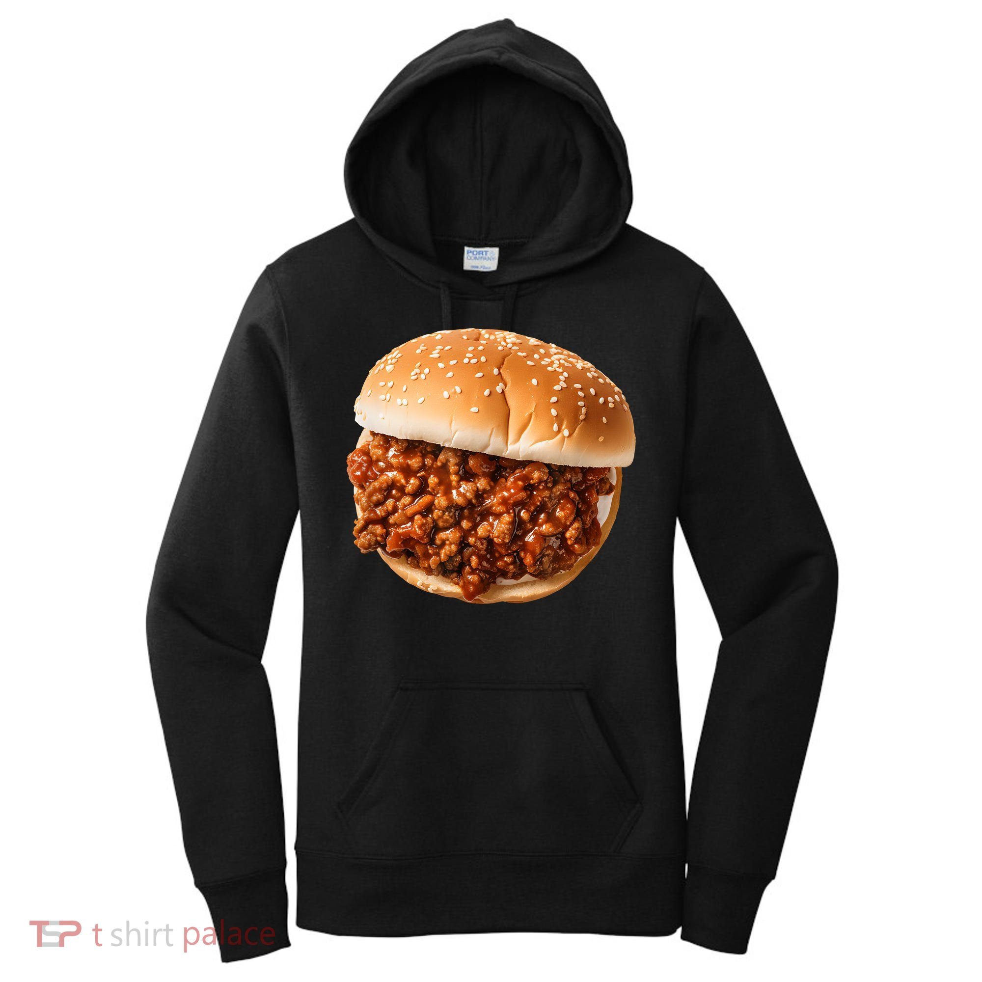 Funny Sloppy Joe Sandwich Lunchlady Food Halloween Costume Women's Hoodie