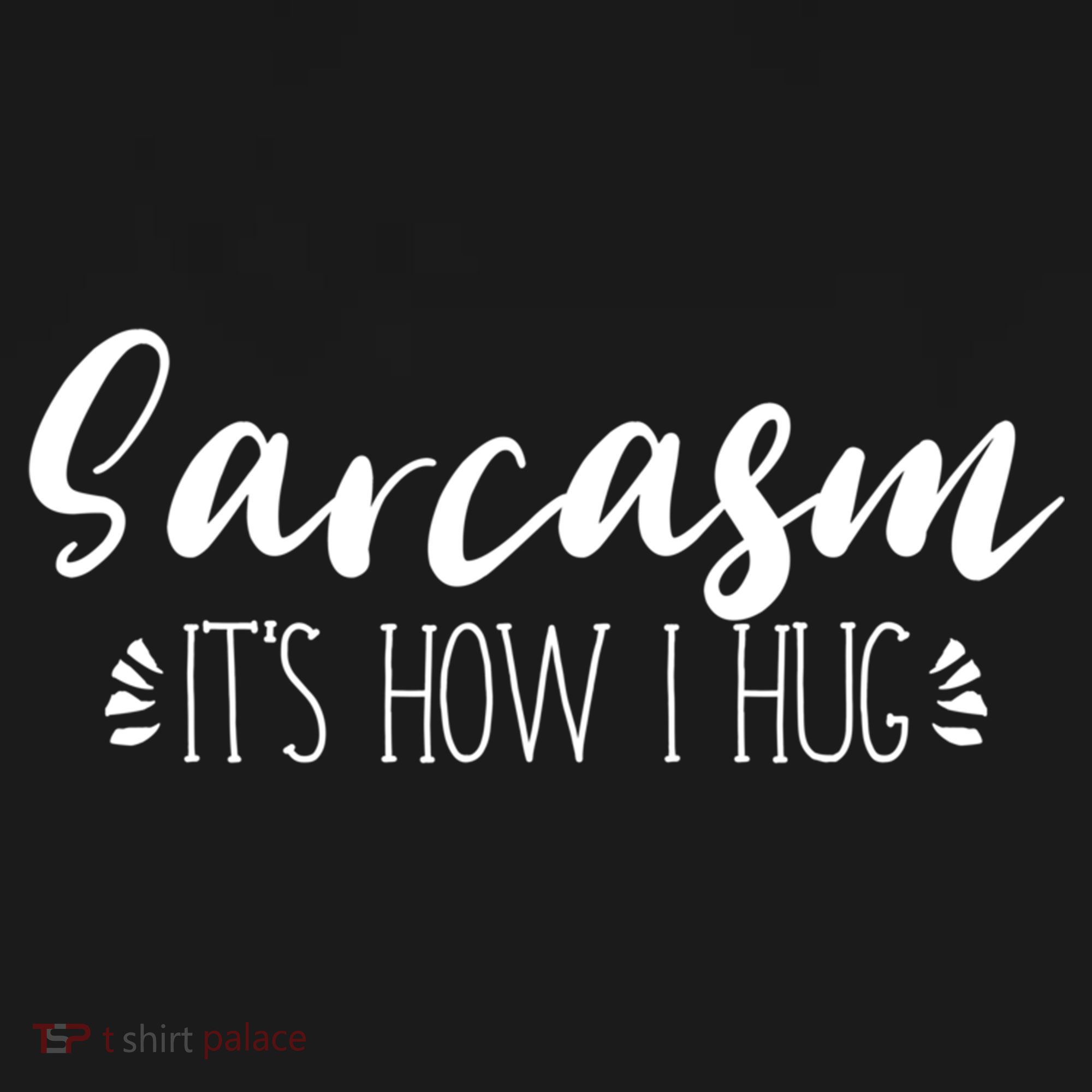 Funny Sarcastic Joke Gift Sarcasm Its How I Hug Cool Gift USA-Made Doggie Bandana