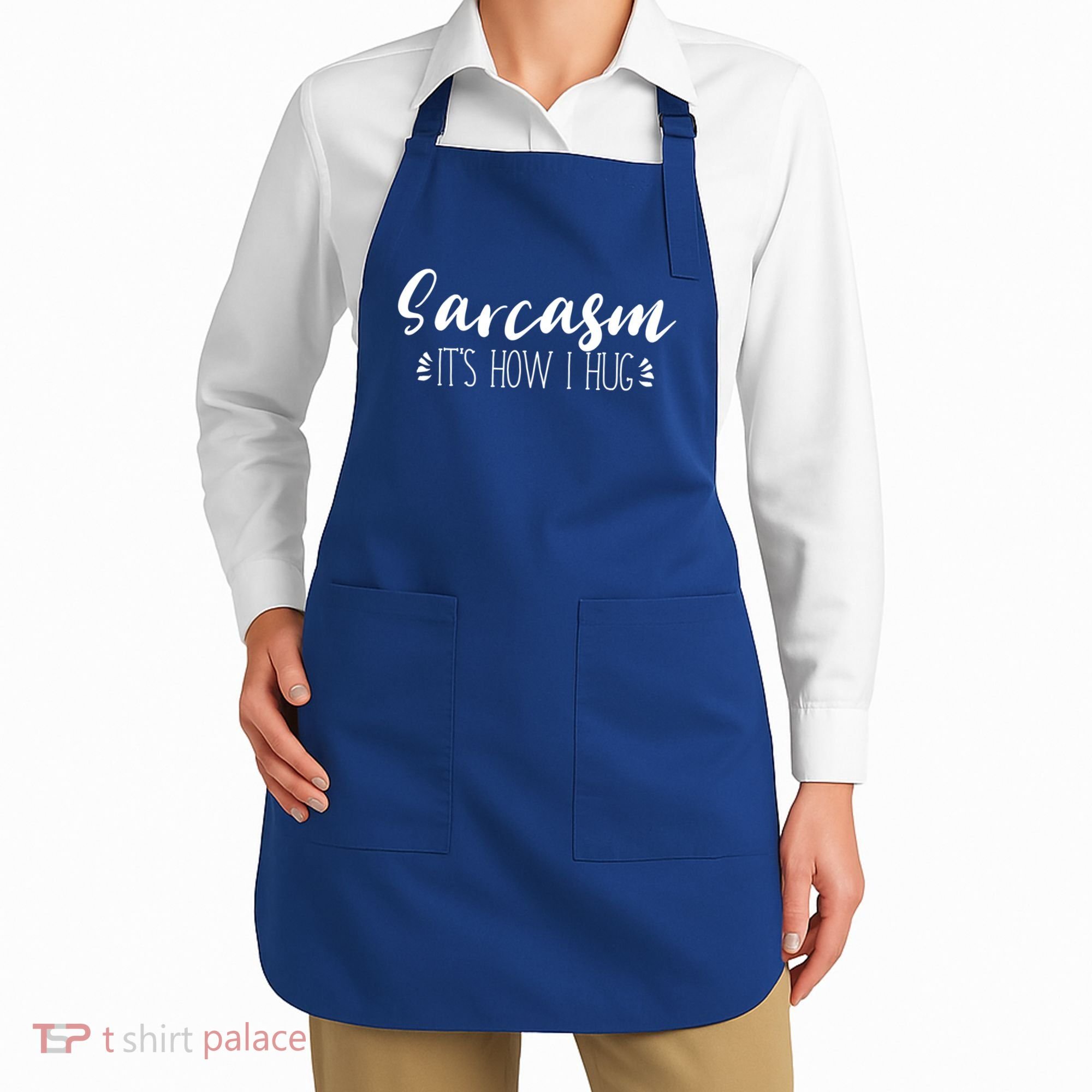Funny Sarcastic Joke Gift Sarcasm Its How I Hug Cool Gift Apron