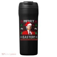 Funny Santa Joe Biden Merry Easter Ugly Christmas 24oz Duet Stainless Steel Tumbler thumb 0
