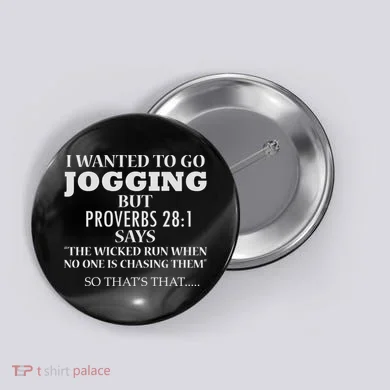 Funny Sarcastic Jogging Button