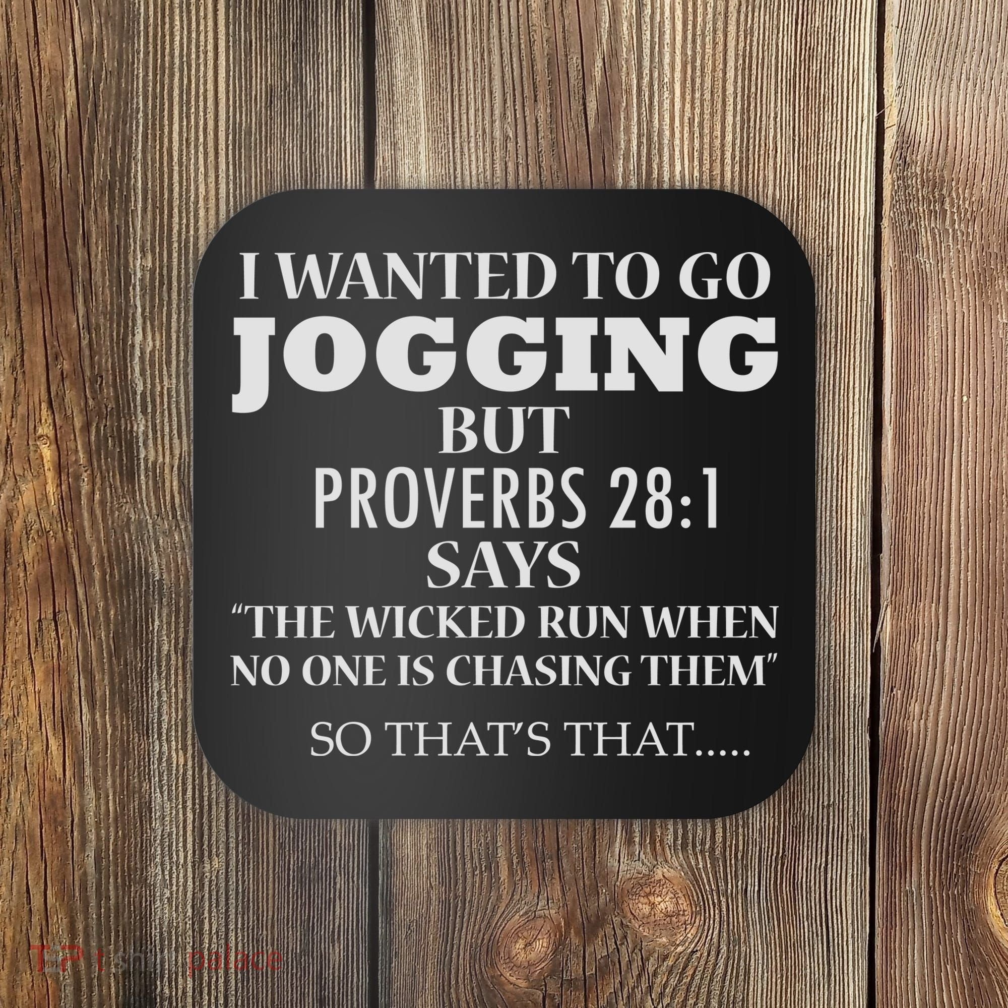 Funny Sarcastic Jogging Coaster