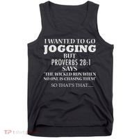 Funny Sarcastic Jogging Tank Top thumb 0