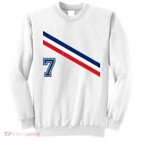 France Soccer Jersey Number 7 French Team Flag Sweatshirt thumb 0
