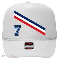 France Soccer Jersey Number 7 French Team Flag Hat thumb 0