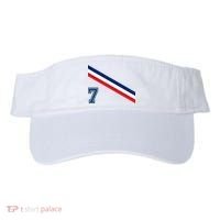 France Soccer Jersey Number 7 French Team Flag Visor thumb 0