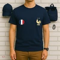 France Soccer Jersey Football Roosters & Flag T-Shirt thumb 6
