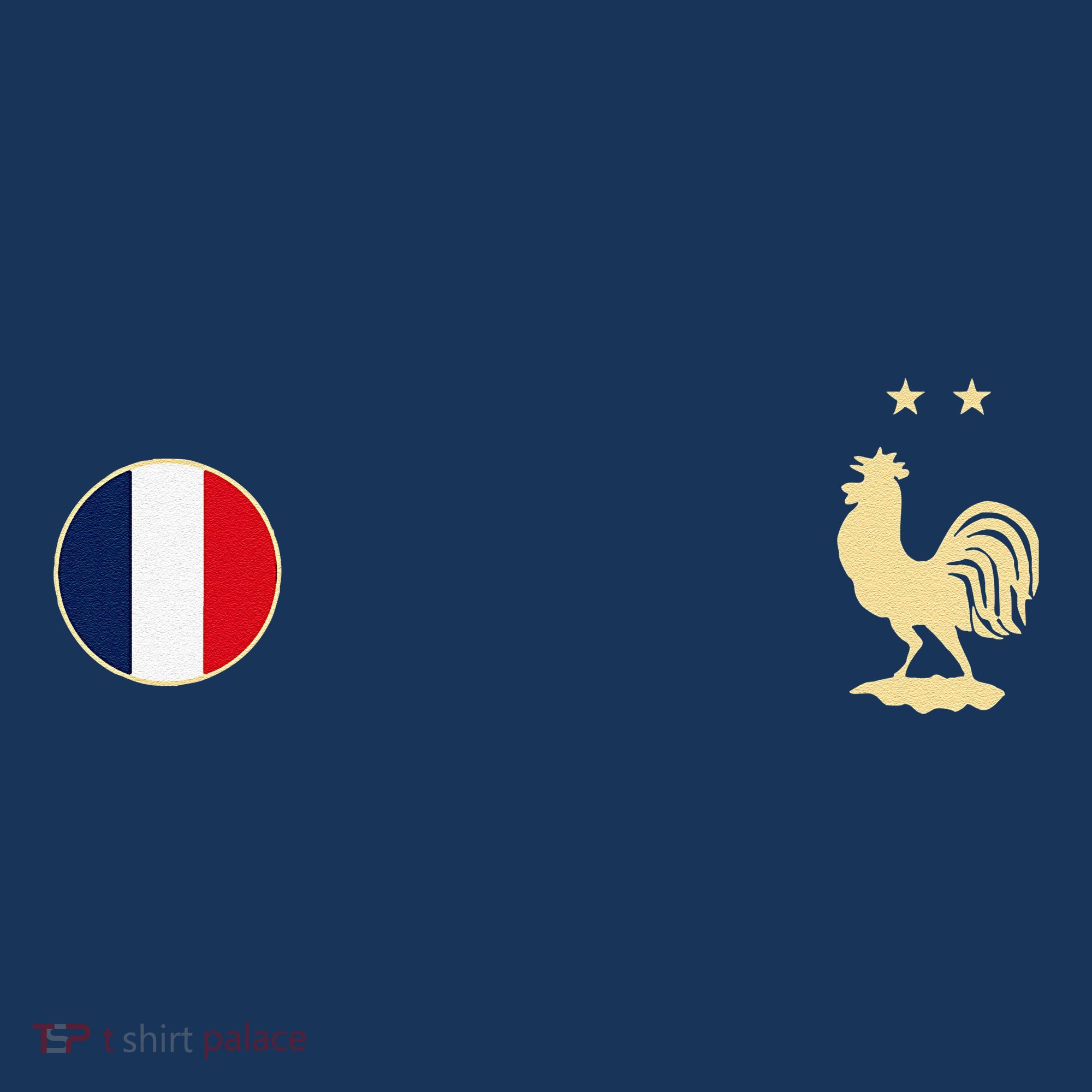 France Soccer Jersey Football Roosters & Flag T-Shirt