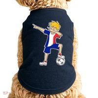 France Soccer Jersey Dabbing Boy French Flag Doggie Tank thumb 0