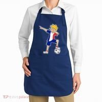 France Soccer Jersey Dabbing Boy French Flag Apron thumb 2