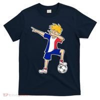 France Soccer Jersey Dabbing Boy French Flag T-Shirt thumb 0