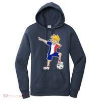 France Soccer Jersey Dabbing Boy French Flag Women's Hoodie thumb 0