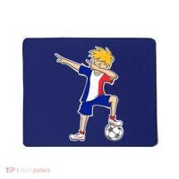 France Soccer Jersey Dabbing Boy French Flag Mousepad thumb 0