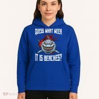 Funny Shark Joke Guess What Week It Is Sarcastic Party Beach Gift Hoodie thumb 5