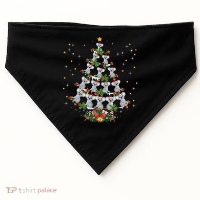 Funny Santa Koala Xmas Gift Koala Christmas Tree Long Sleeve USA-Made Doggie Bandana