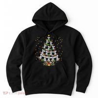Funny Santa Koala Xmas Gift Koala Christmas Tree Long Sleeve Hoodie thumb 0