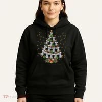 Funny Santa Koala Xmas Gift Koala Christmas Tree Long Sleeve Hoodie thumb 5