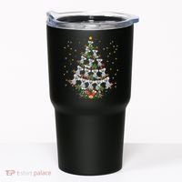 Funny Santa Koala Xmas Gift Koala Christmas Tree Long Sleeve Tumbler thumb 0
