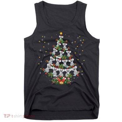 Funny Santa Koala Xmas Gift Koala Christmas Tree Long Sleeve Tank Top