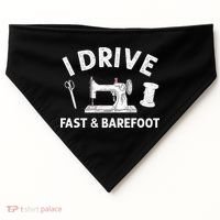 Funny Sewing Knitting Quilting For Sewer Quilter USA-Made Doggie Bandana thumb 0