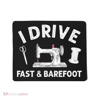 Funny Sewing Knitting Quilting For Sewer Quilter Mousepad