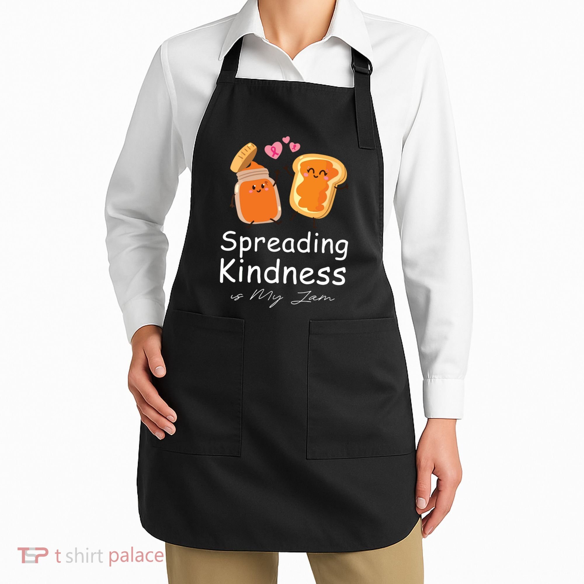 Funny Spreading Kindness Is My Jam Orange Unity Day Apron