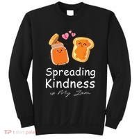Funny Spreading Kindness Is My Jam Orange Unity Day Sweatshirt thumb 0