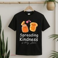 Funny Spreading Kindness Is My Jam Orange Unity Day T-Shirt thumb 2