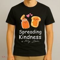 Funny Spreading Kindness Is My Jam Orange Unity Day T-Shirt thumb 3