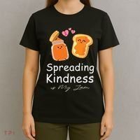 Funny Spreading Kindness Is My Jam Orange Unity Day T-Shirt thumb 4