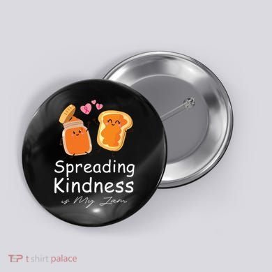 Funny Spreading Kindness Is My Jam Orange Unity Day Button
