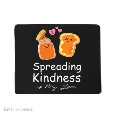 Funny Spreading Kindness Is My Jam Orange Unity Day Mousepad