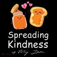 Funny Spreading Kindness Is My Jam Orange Unity Day Ornament thumb 1