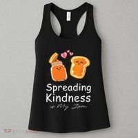 Funny Spreading Kindness Is My Jam Orange Unity Day Women's Tank Top thumb 3