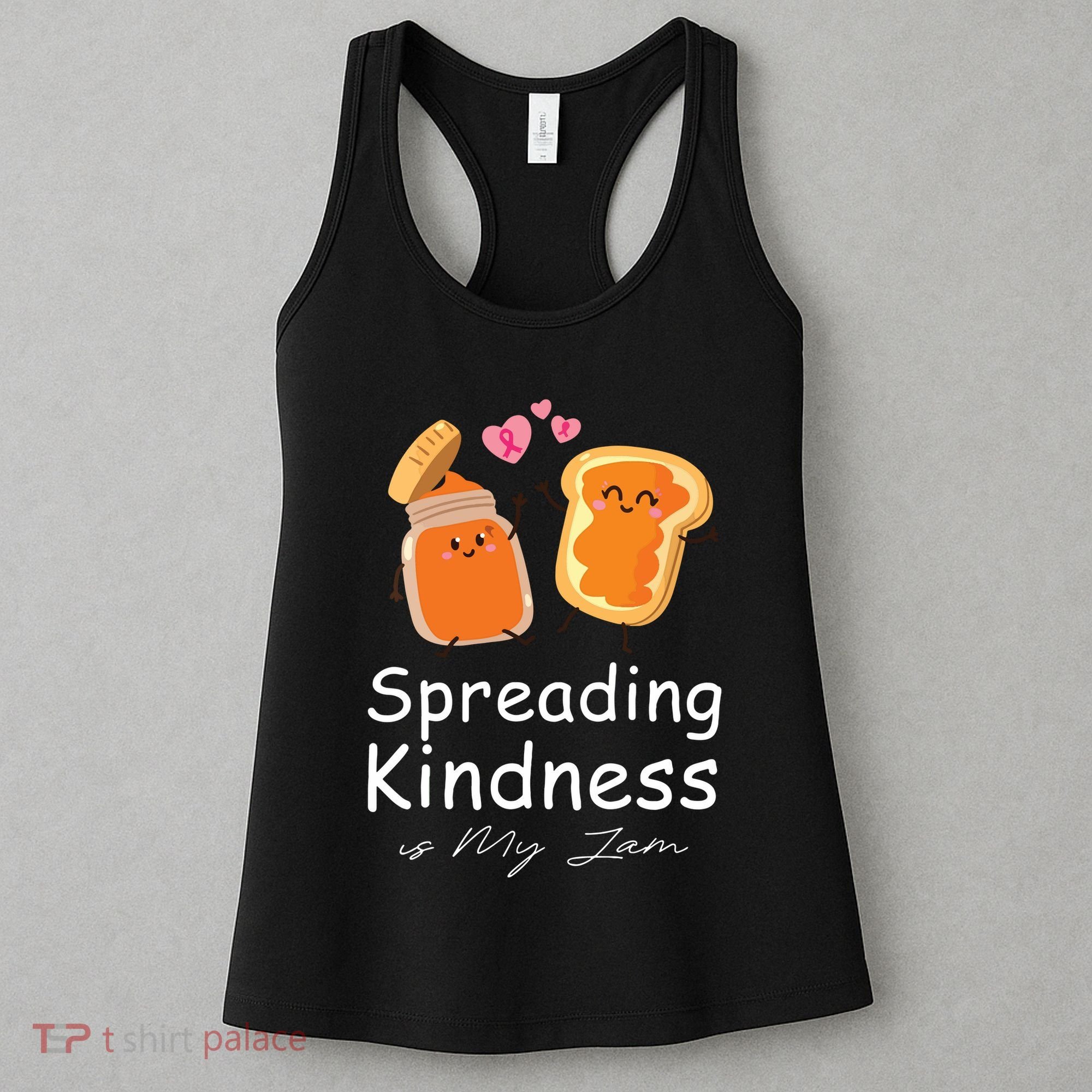 Funny Spreading Kindness Is My Jam Orange Unity Day Women's Tank Top
