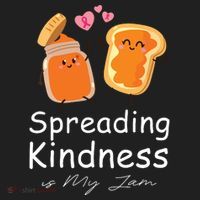 Funny Spreading Kindness Is My Jam Orange Unity Day Hat thumb 2