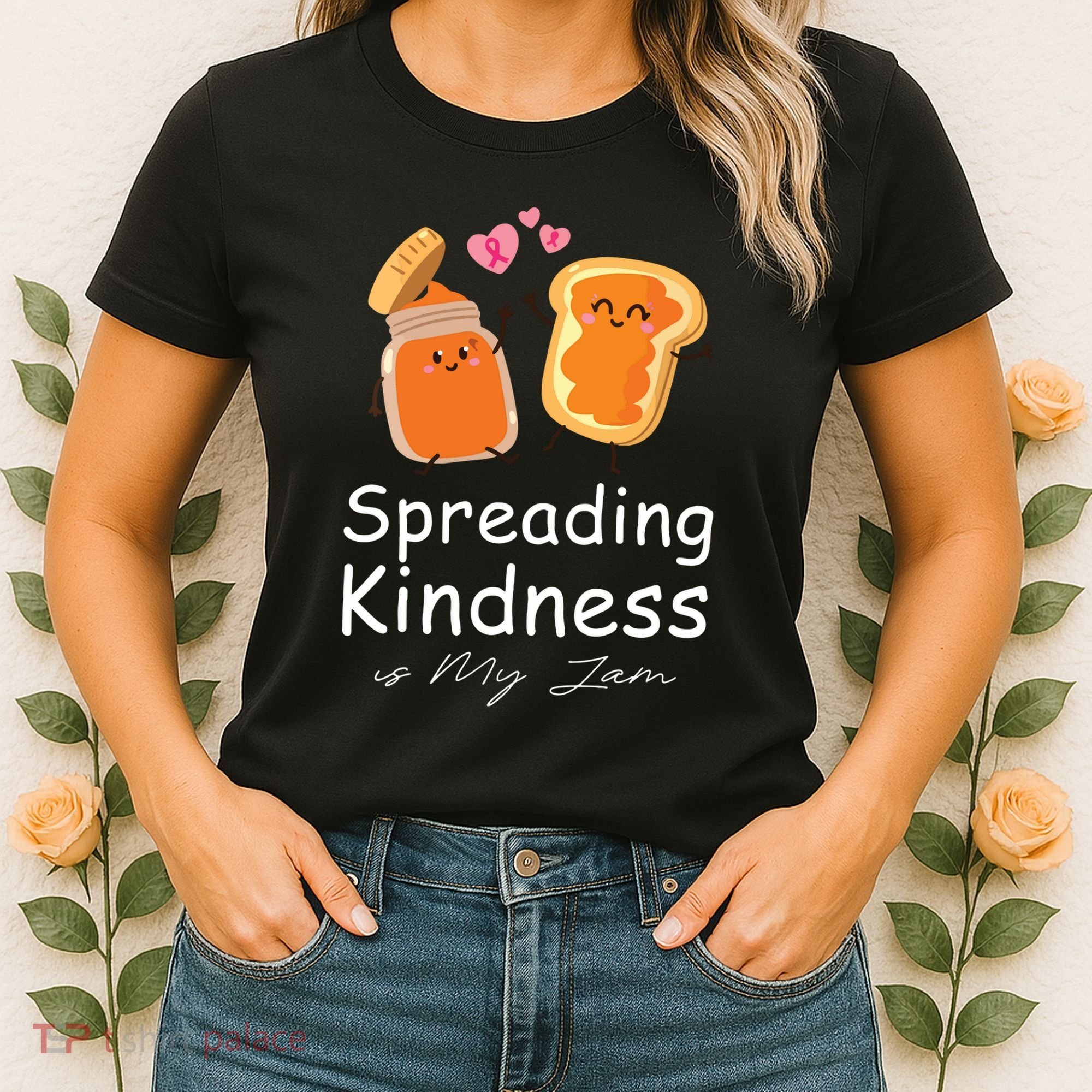 Funny Spreading Kindness Is My Jam Orange Unity Day Women's T-Shirt