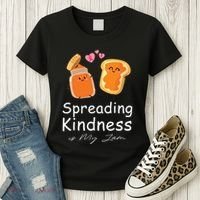 Funny Spreading Kindness Is My Jam Orange Unity Day Women's T-Shirt thumb 3