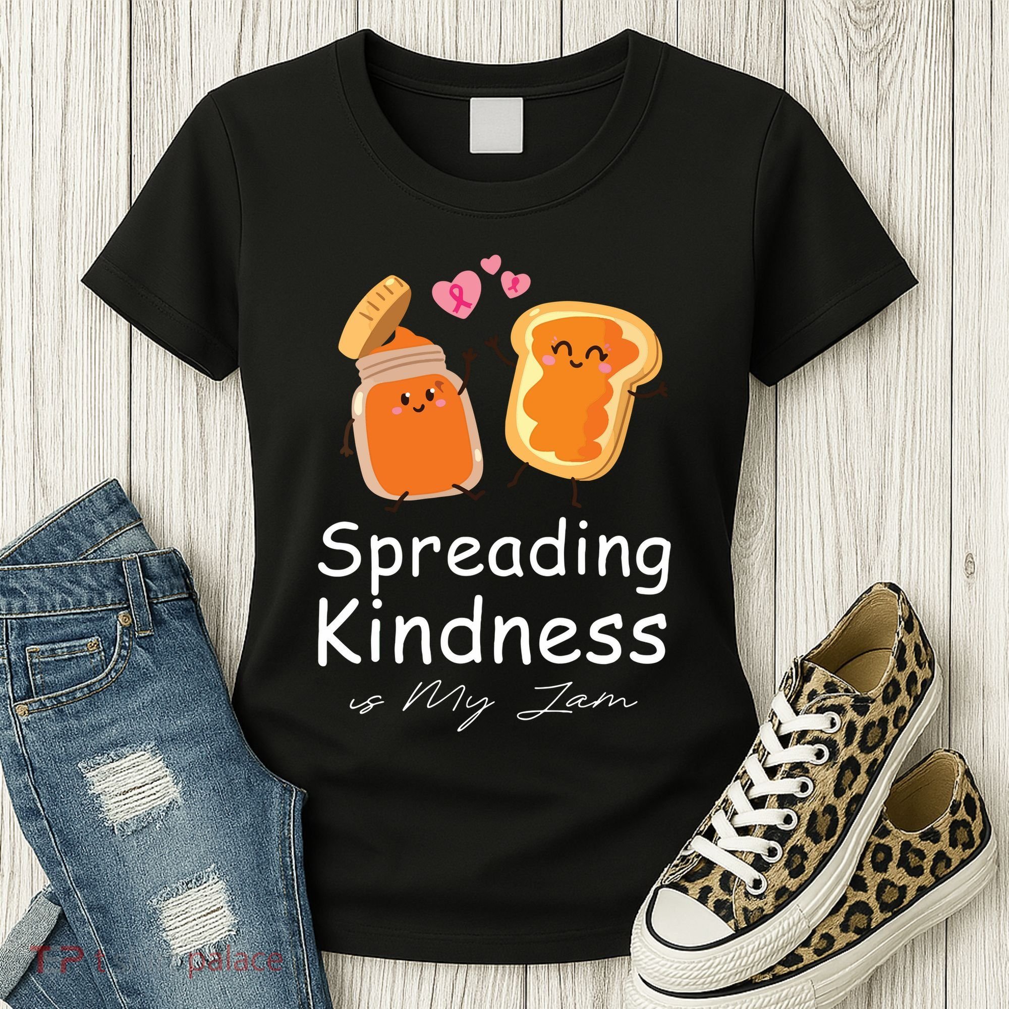 Funny Spreading Kindness Is My Jam Orange Unity Day Women's T-Shirt