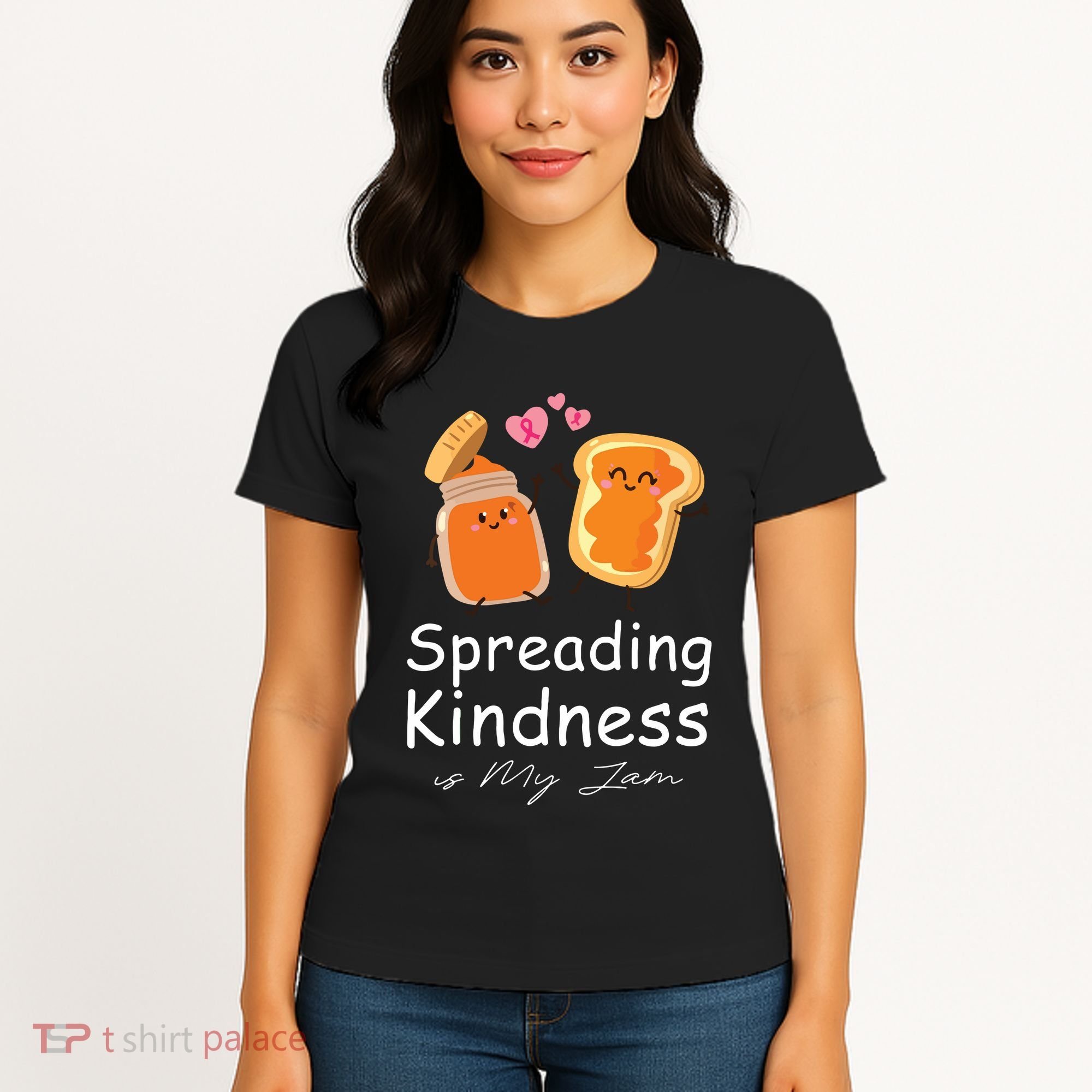 Funny Spreading Kindness Is My Jam Orange Unity Day Women's T-Shirt