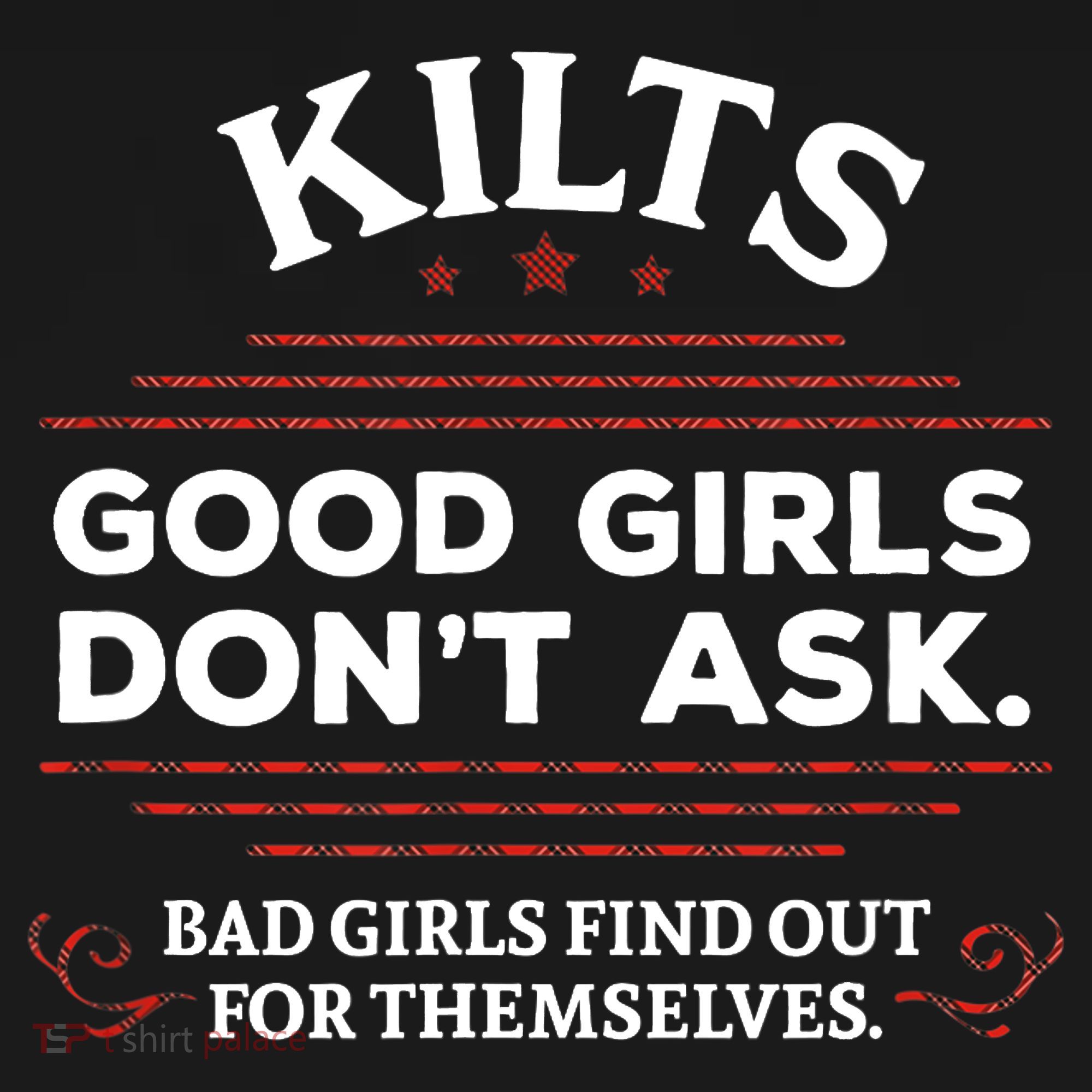 Funny Scottish Kilts Good Girl Don't Ask Scotland Ornament