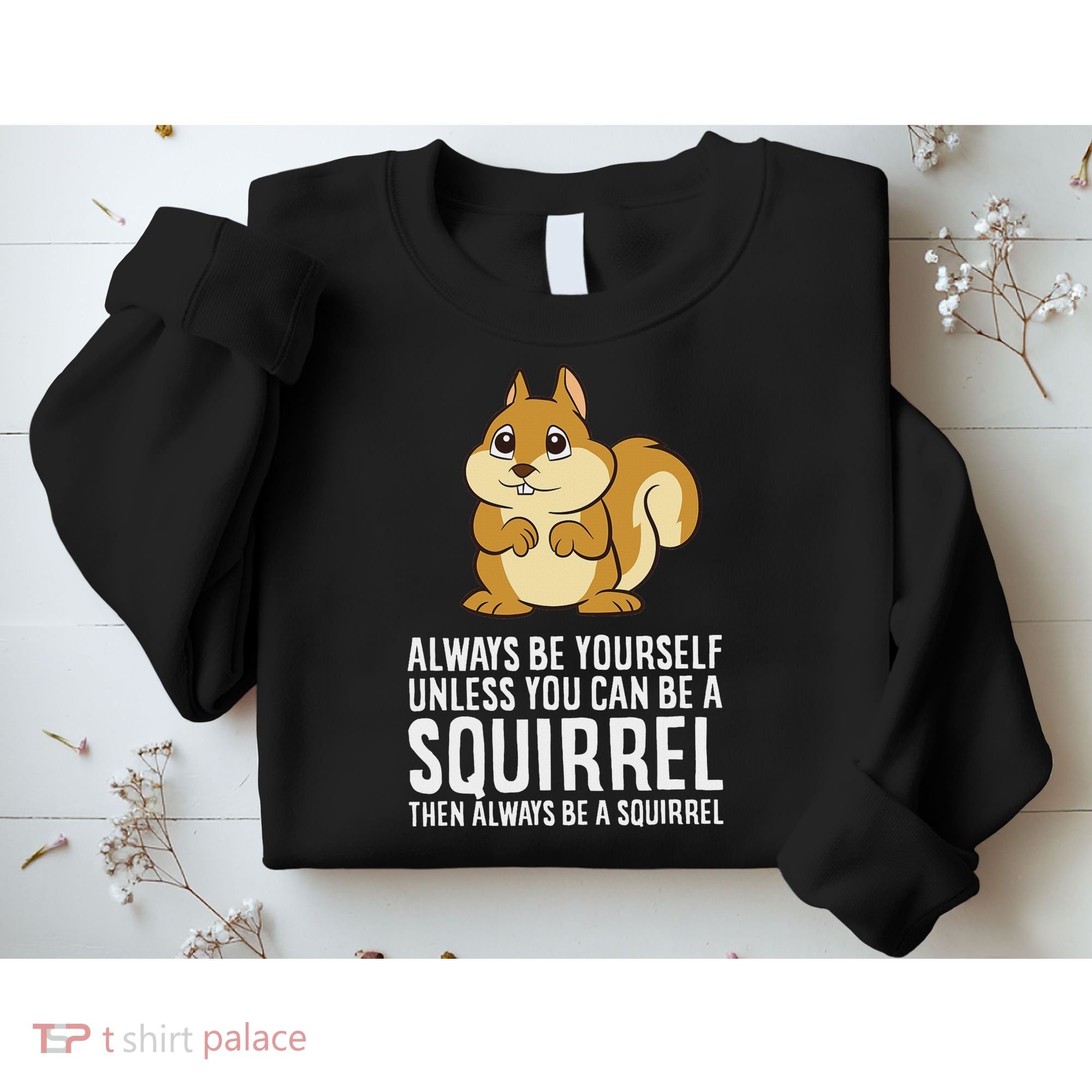 Funny Squirrel Lover Gifts Always Be Yourself Unless You Can Be A Squirrel Sweatshirt