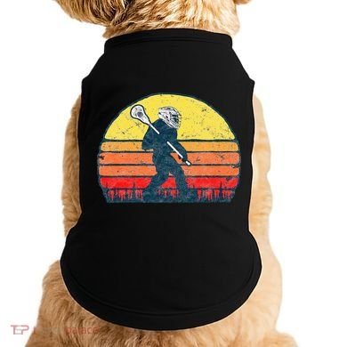 Funny Sasquatch Lax Bigfoot Lacrosse Doggie Tank