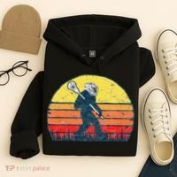 Funny Sasquatch Lax Bigfoot Lacrosse Hoodie thumb 4