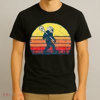 Funny Sasquatch Lax Bigfoot Lacrosse T-Shirt thumb 3