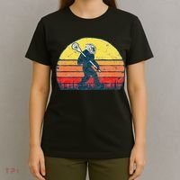 Funny Sasquatch Lax Bigfoot Lacrosse T-Shirt thumb 4