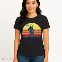 Funny Sasquatch Lax Bigfoot Lacrosse Women's T-Shirt thumb 4