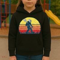Funny Sasquatch Lax Bigfoot Lacrosse Kids Hoodie thumb 3